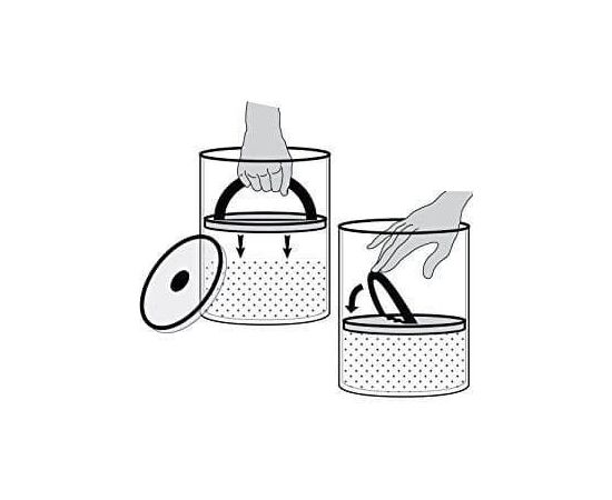 Δοχείο Αποθήκευσης Μεταλλικό Καφέ Airscape Κόκκινο Ματ 1800ml/500gr | Δοχεία Αποθήκευσης Καφέ στο coffeetales